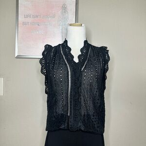 WHBM | EYELET BLOUSE